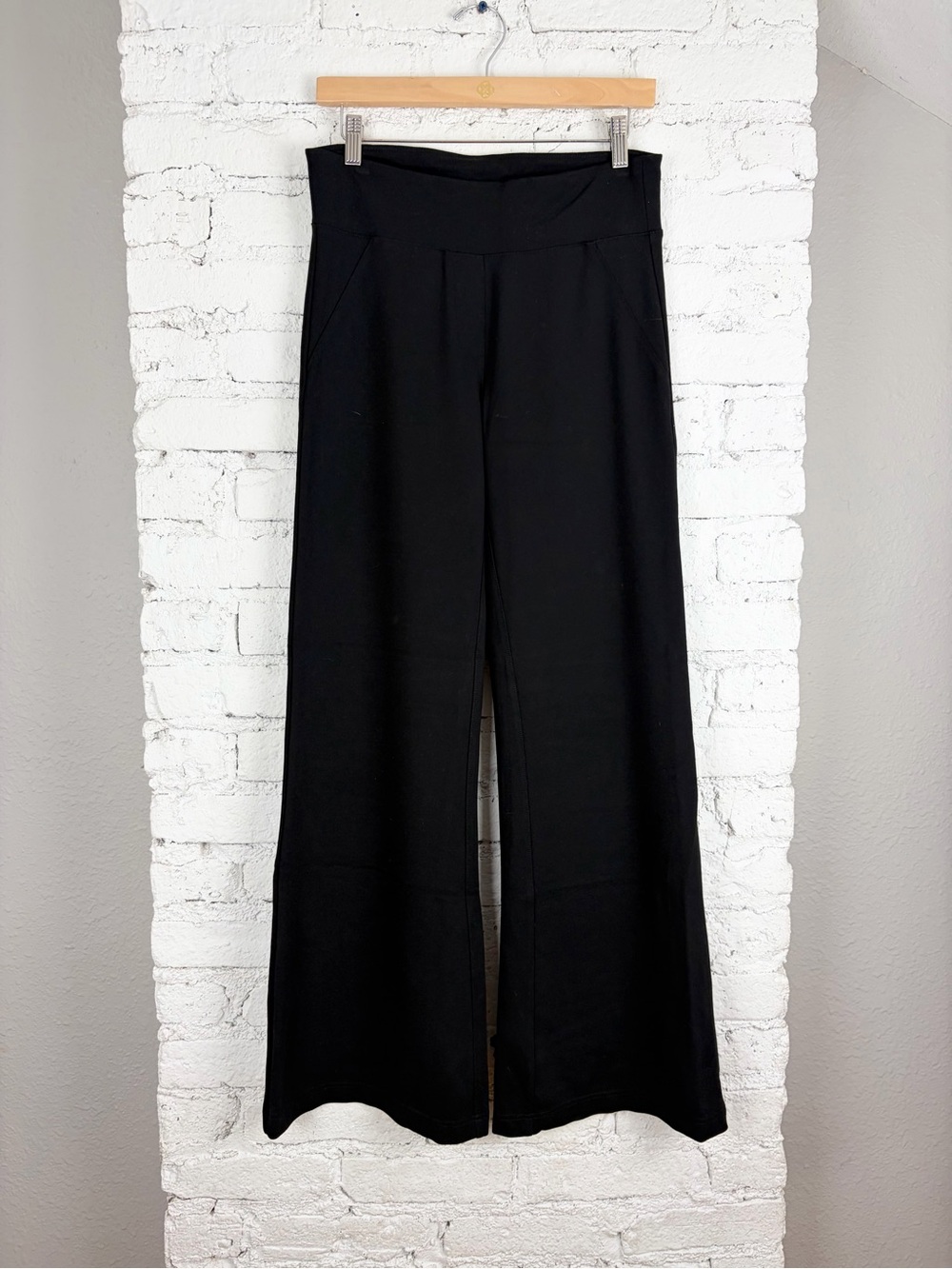 Betabrand Black Classic Bootcut Legging Pants Medium Long